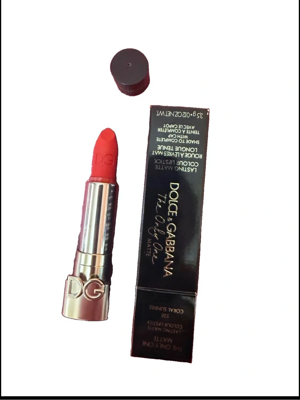 Dolce & Gabbana The Only One Matte Long Lasting Lipstick 520/670 0.12 oz
